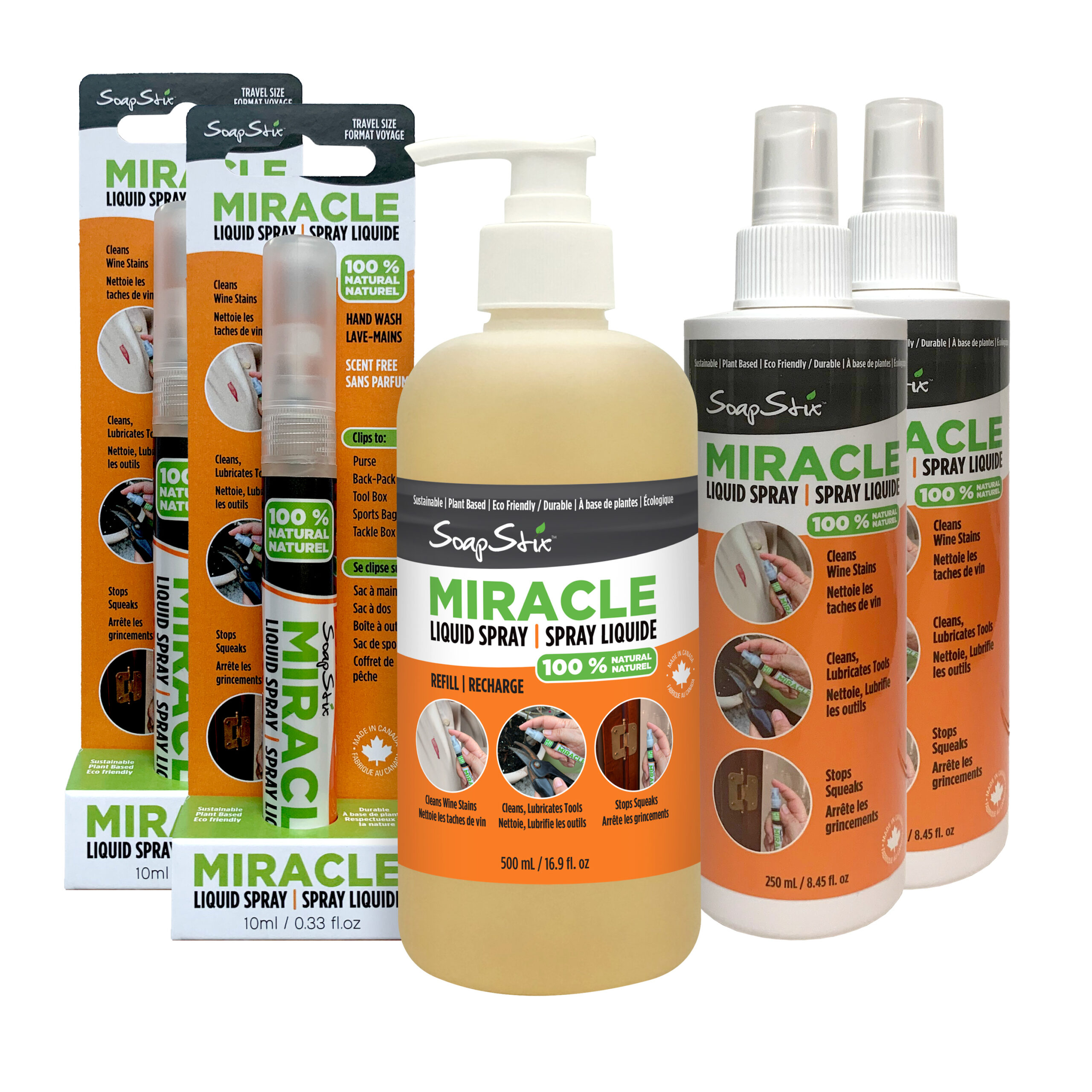 SoapStix Commercial Restoration Ready Bundle – Miracle Liquid Spray